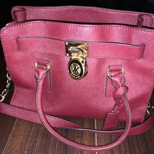 Michael Kors Burgundy Hamilton Medium